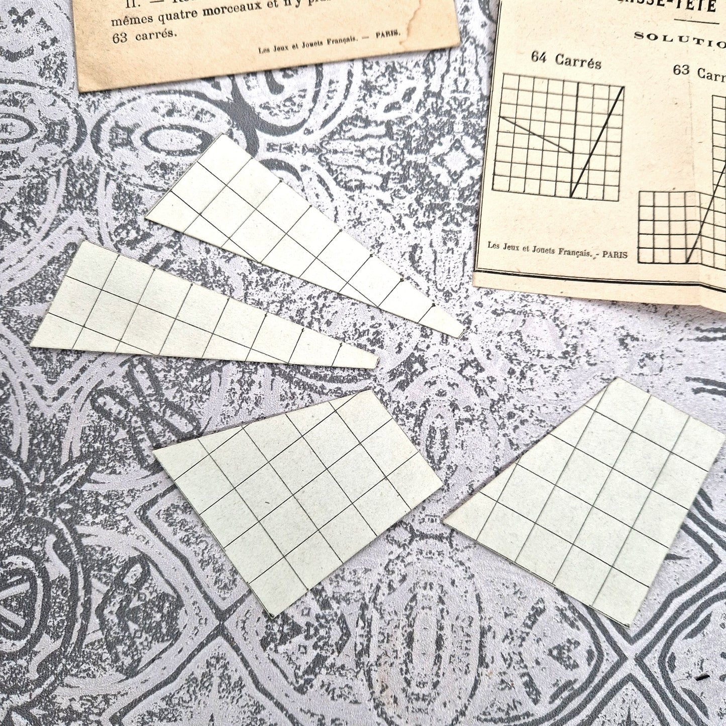 geometry illusion game vintage