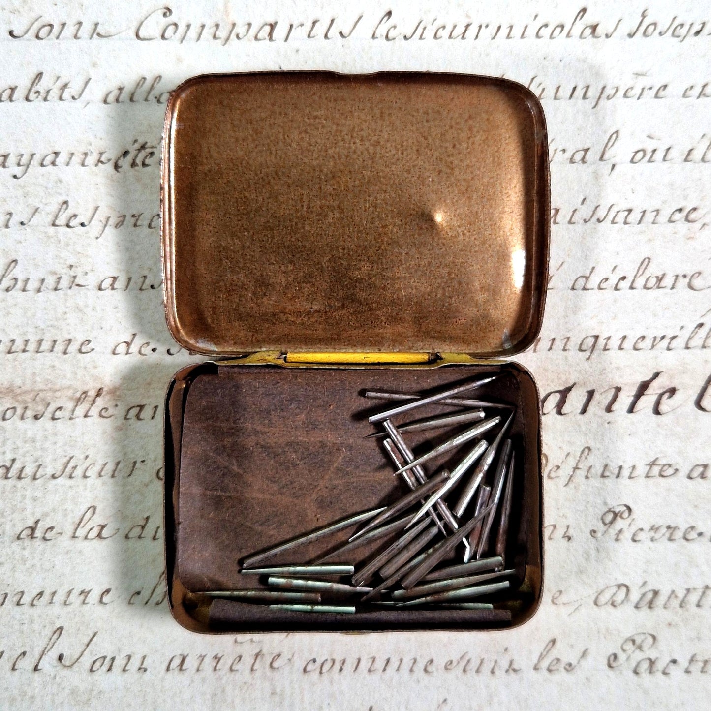 german phonograph needle box art nouveau