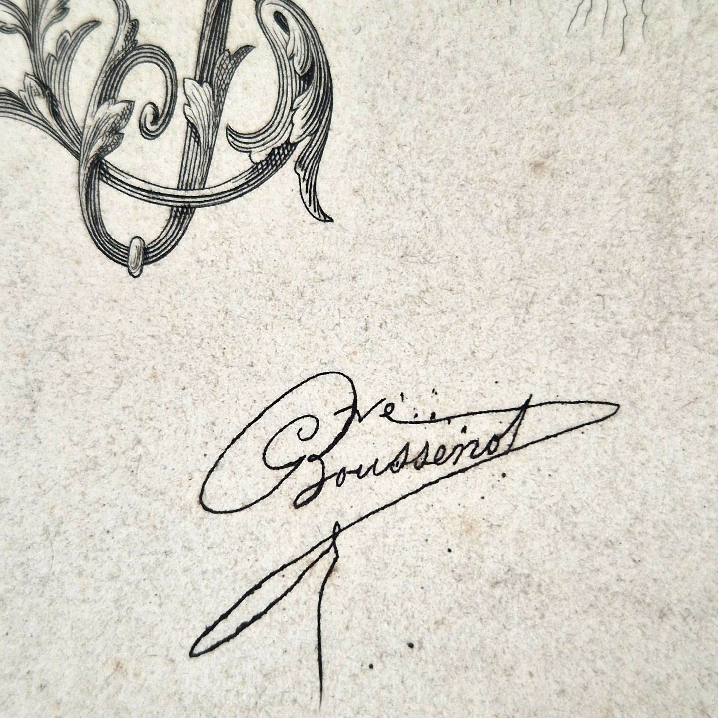 gothic monograms boussenot