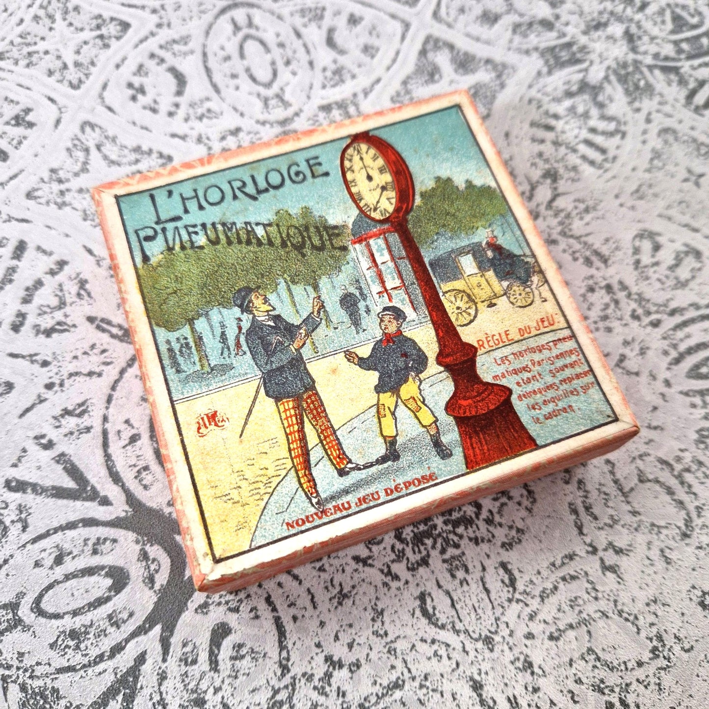 horloge pneumatique jeu 1900