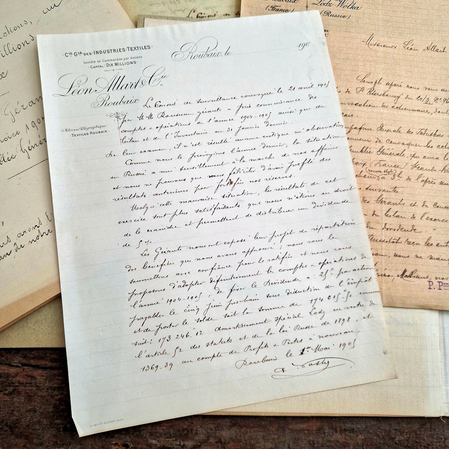 industrial archive roubaix early 20th