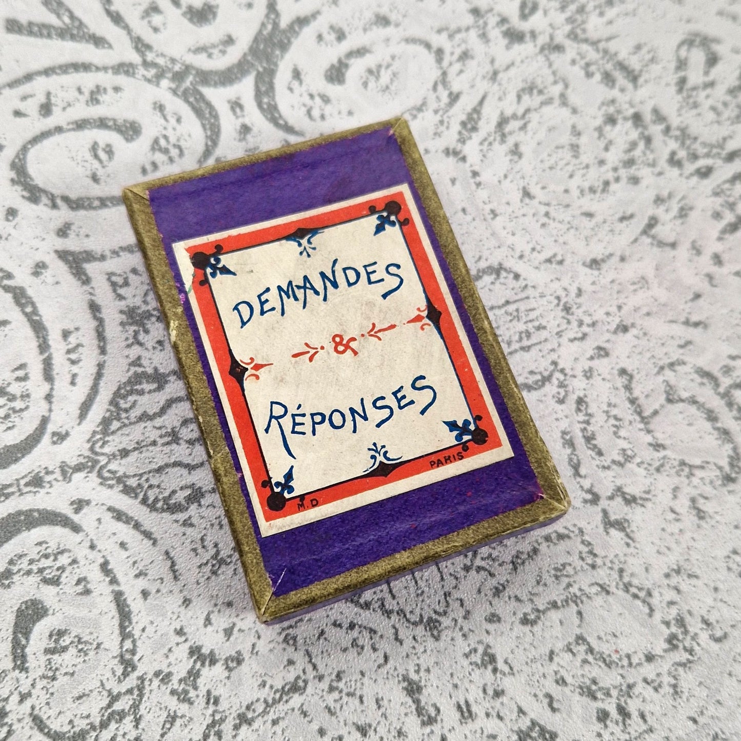 jeu divinatoire enfants 1900