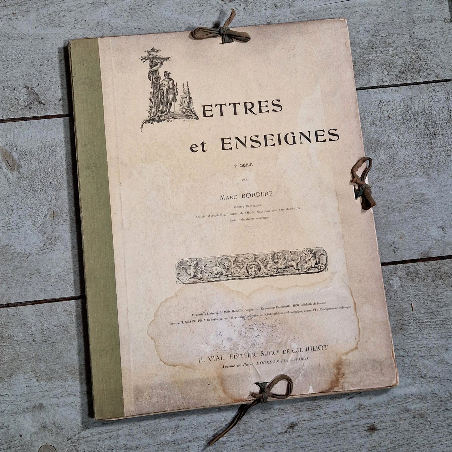 lettres et enseignes belle epoque bordere-2e serie