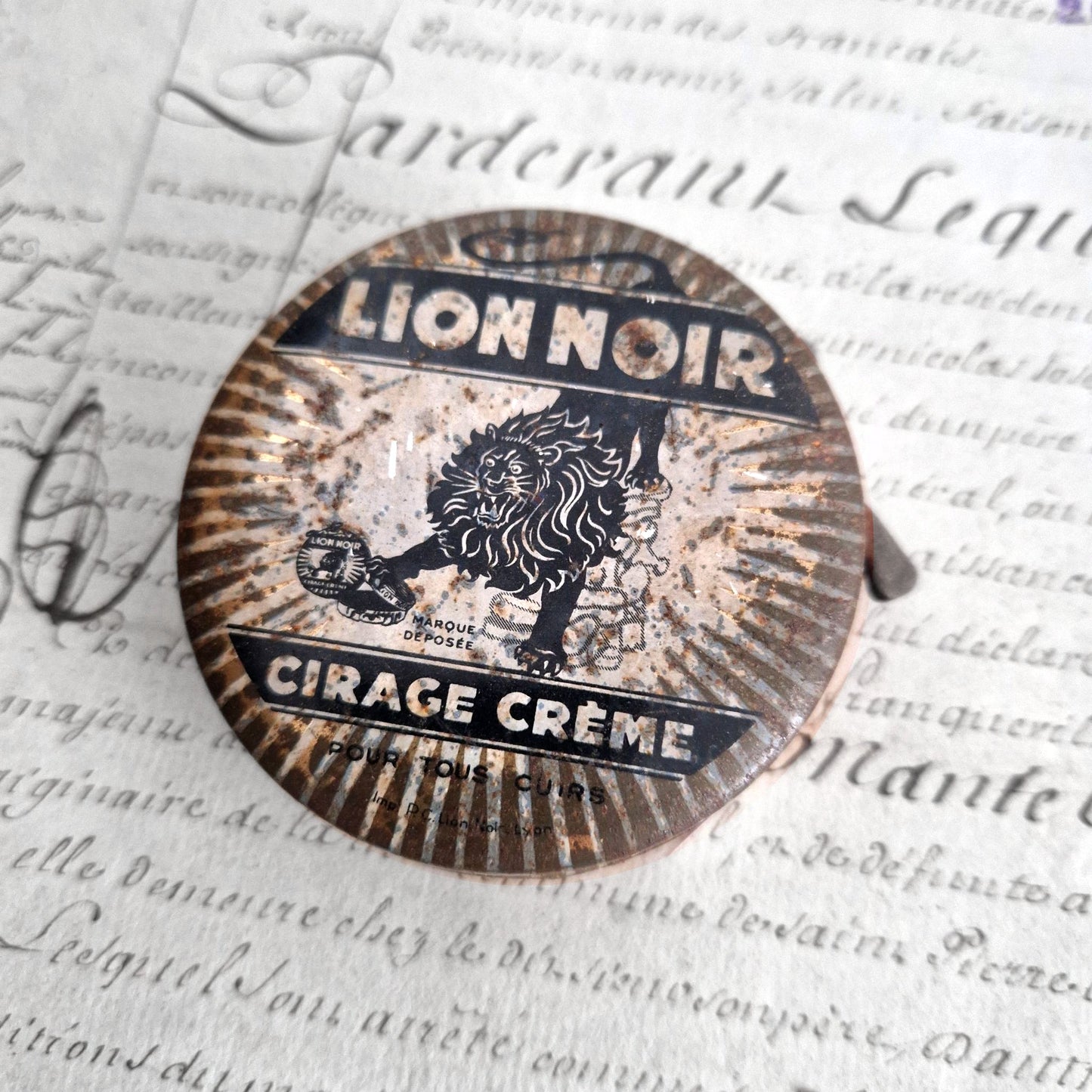lion noir publicite noir argent