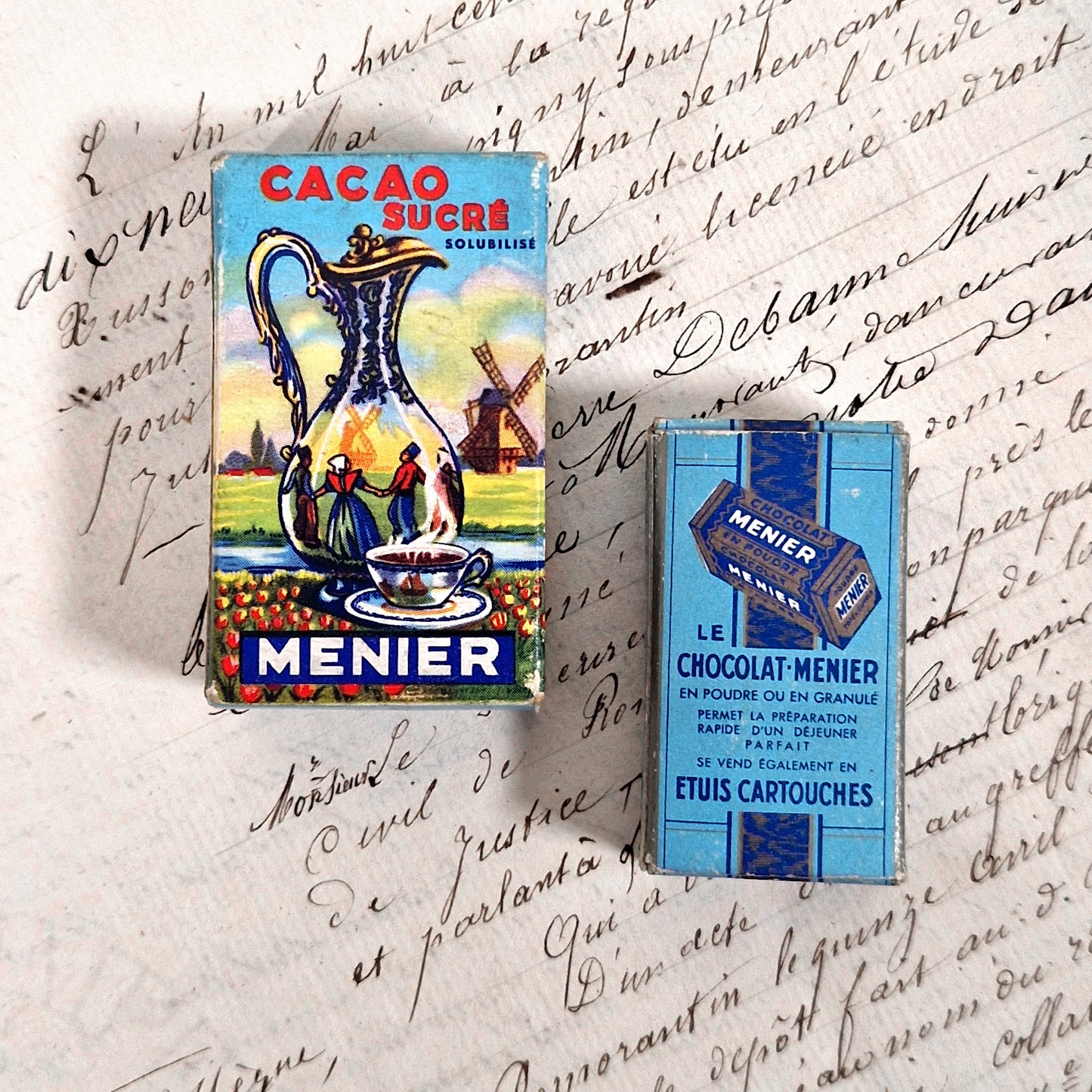 miniature publicitaire chocolat menier