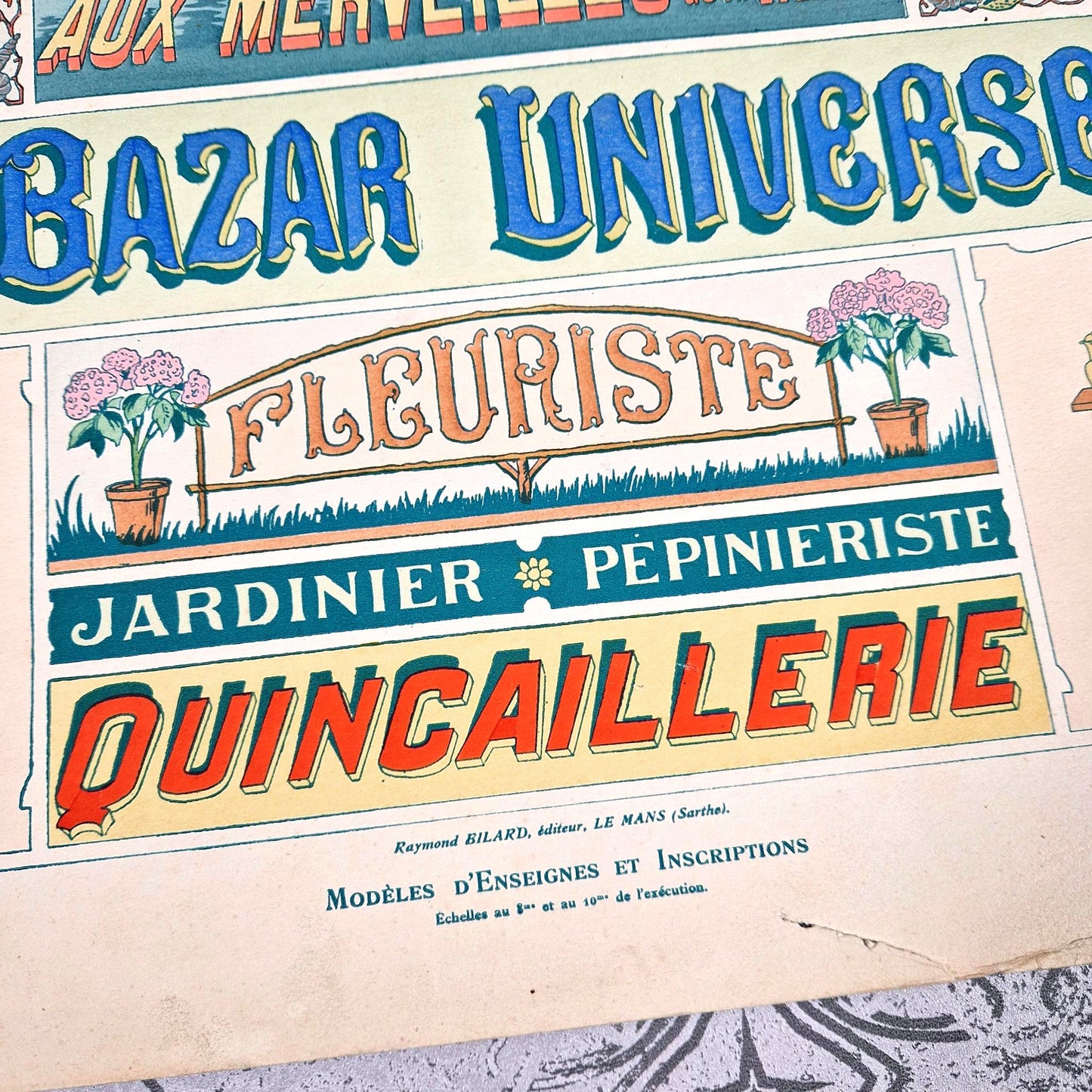 modeles enseignes commerce artisan