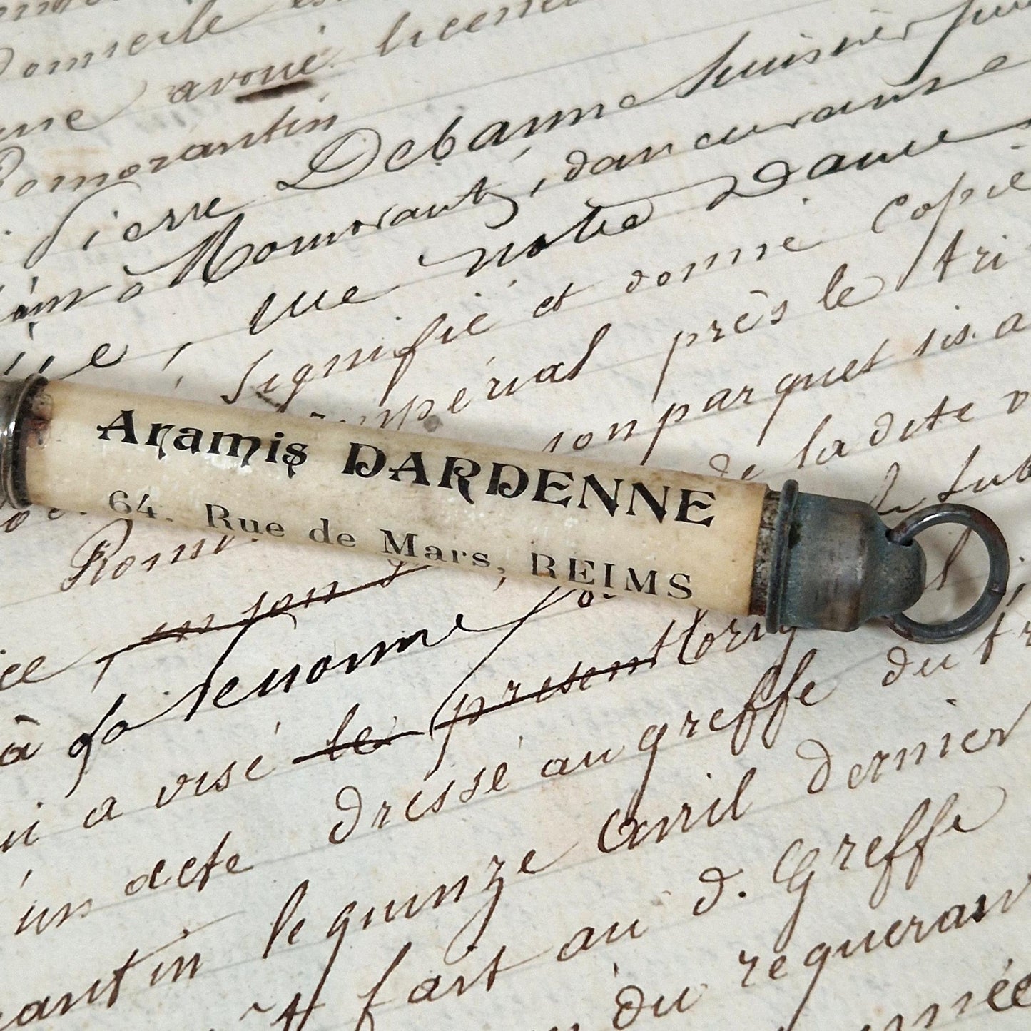 objet publicitaire crayon 1900