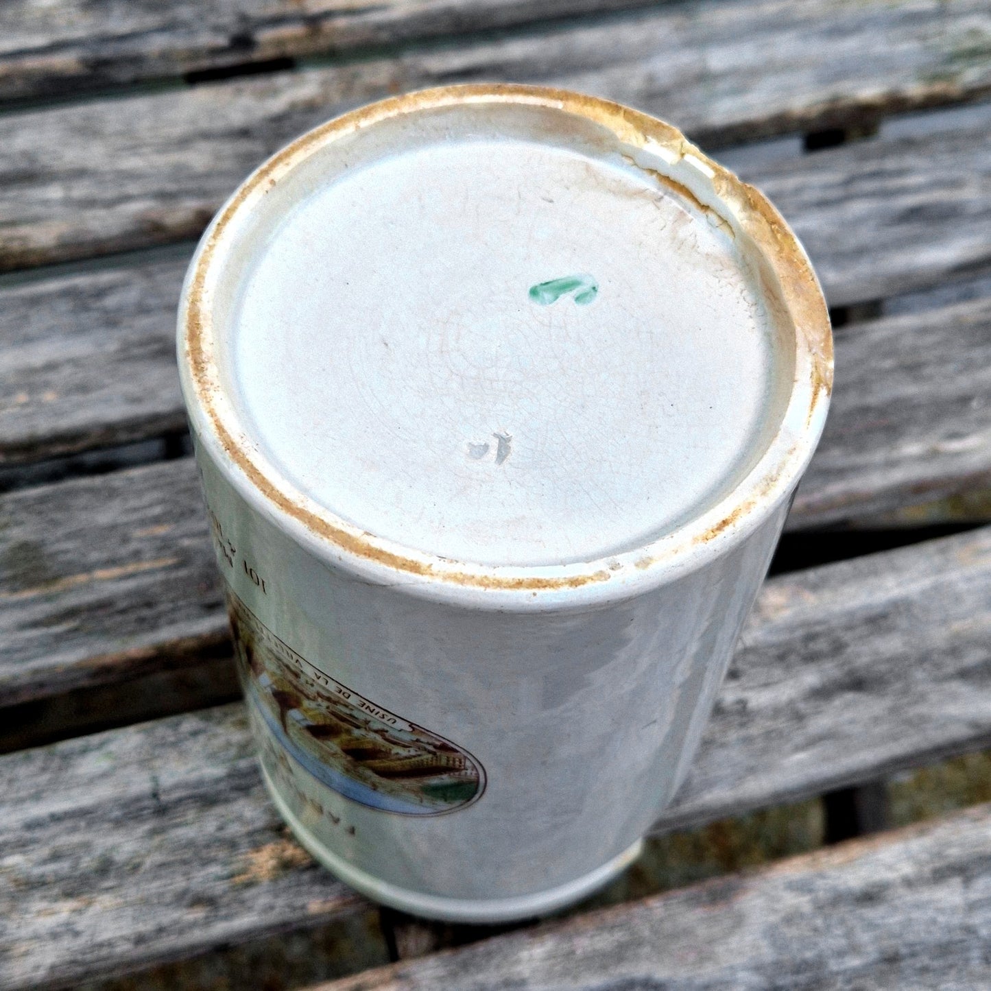 old ceramic food jar paris