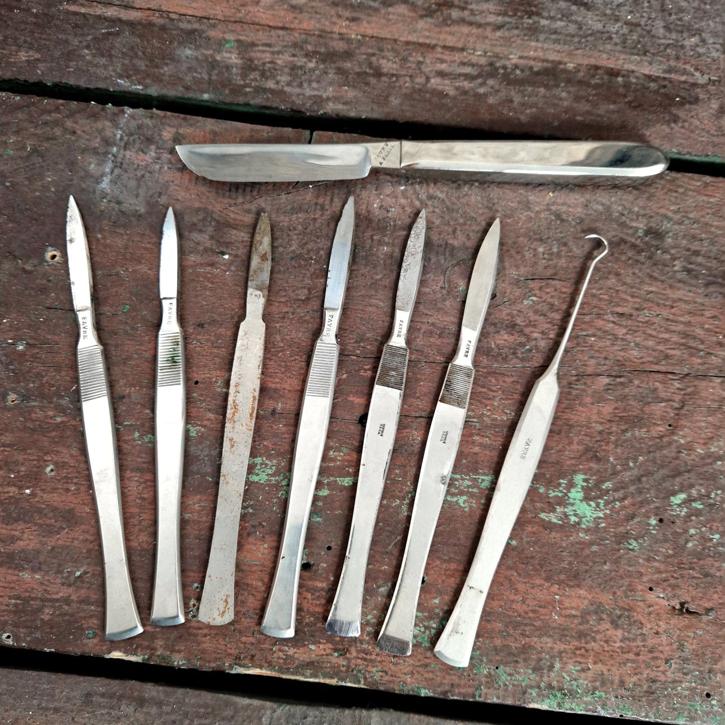 old surgical instrument set