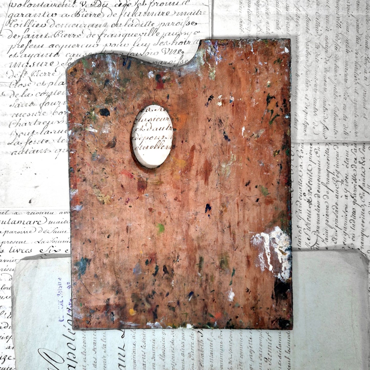 palette vintage decoration atelier