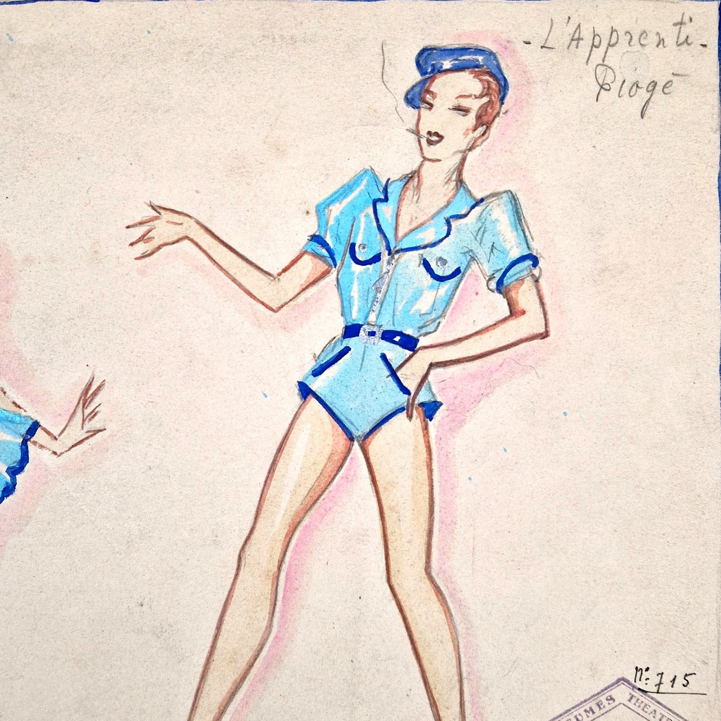paris revue costume drawing