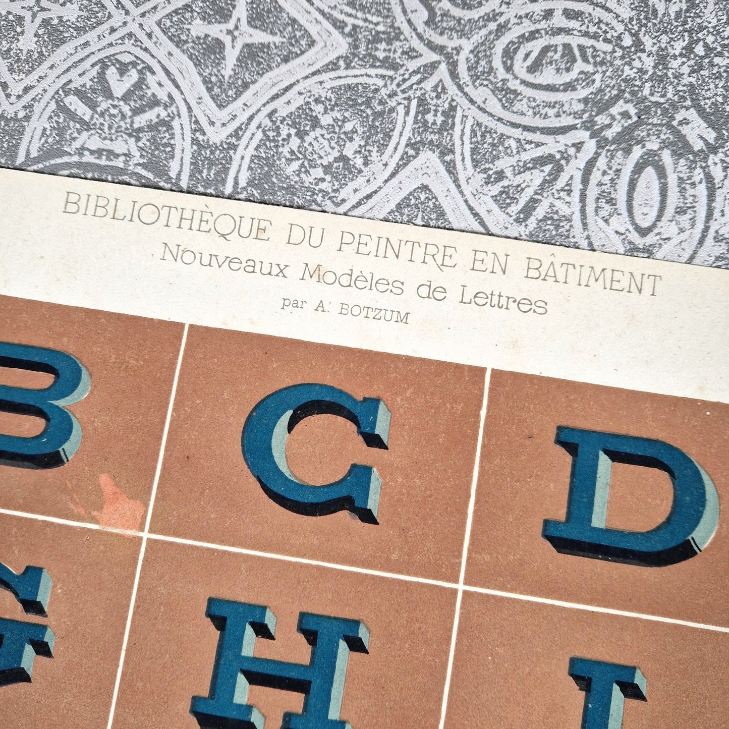 planche lettres peintre en batiment