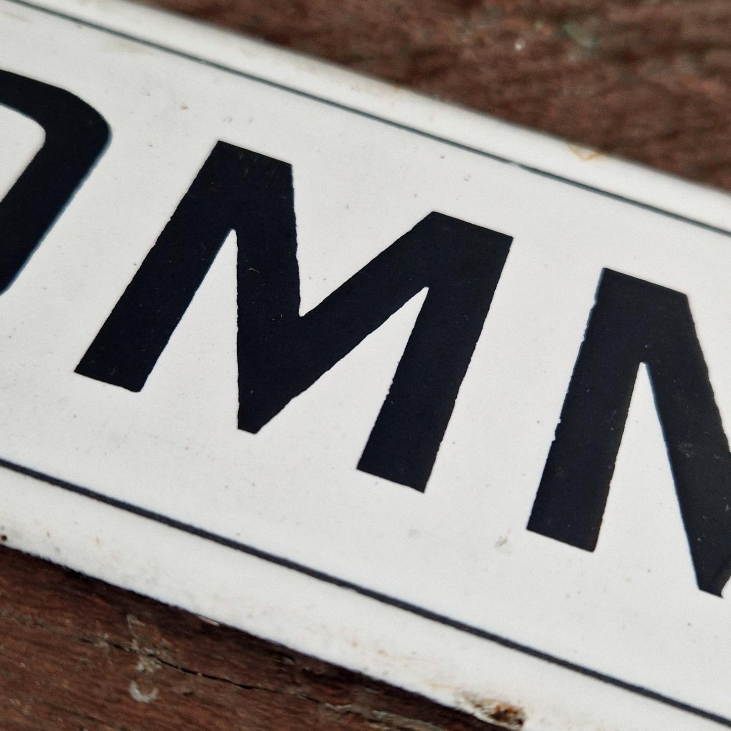 Plaque émaillée « HOMMES »