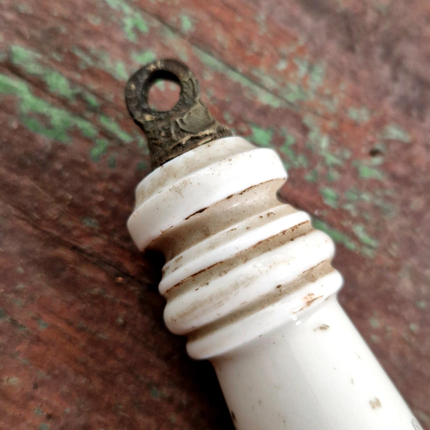 porcelain handle old french typography