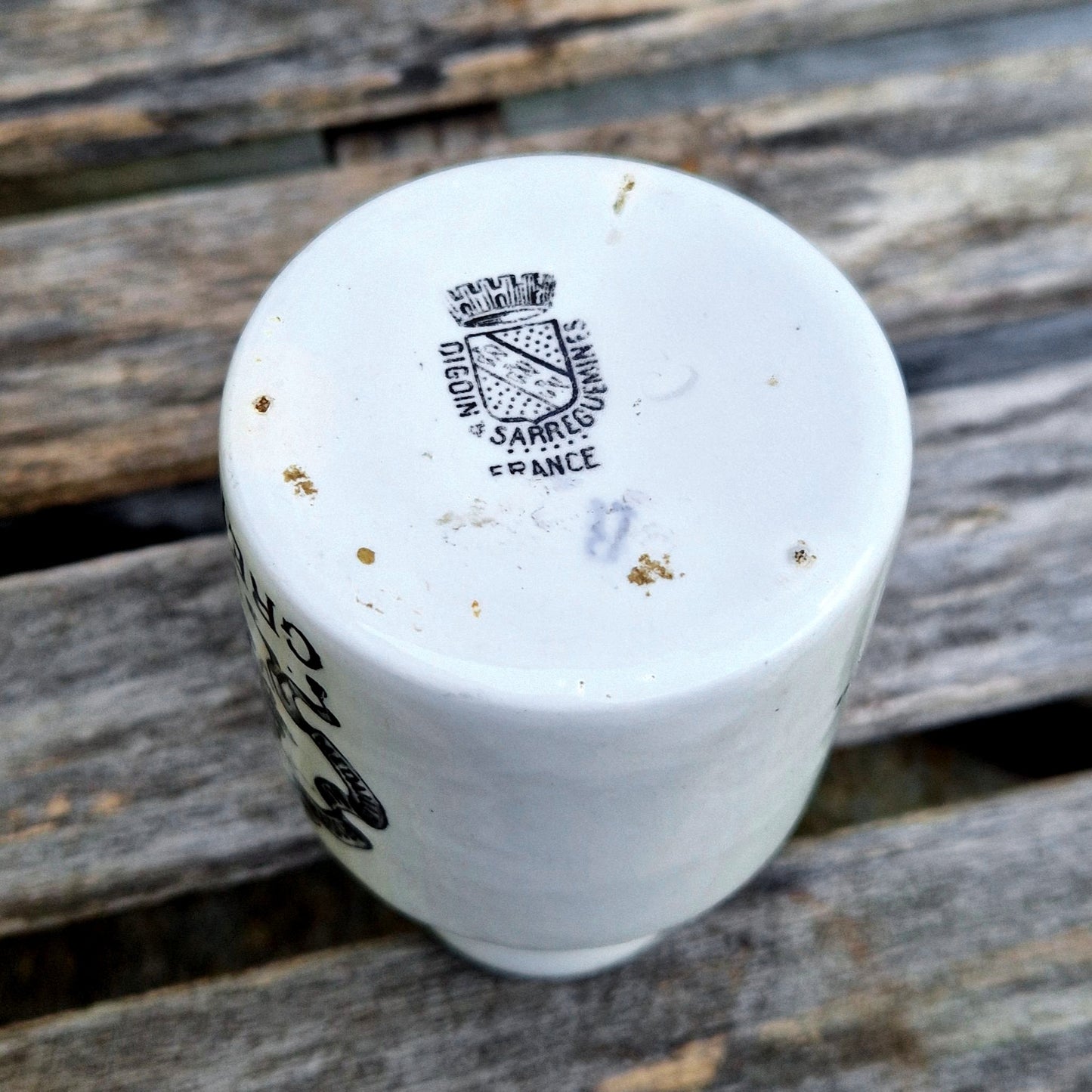 pot céramique grey-poupon ancien