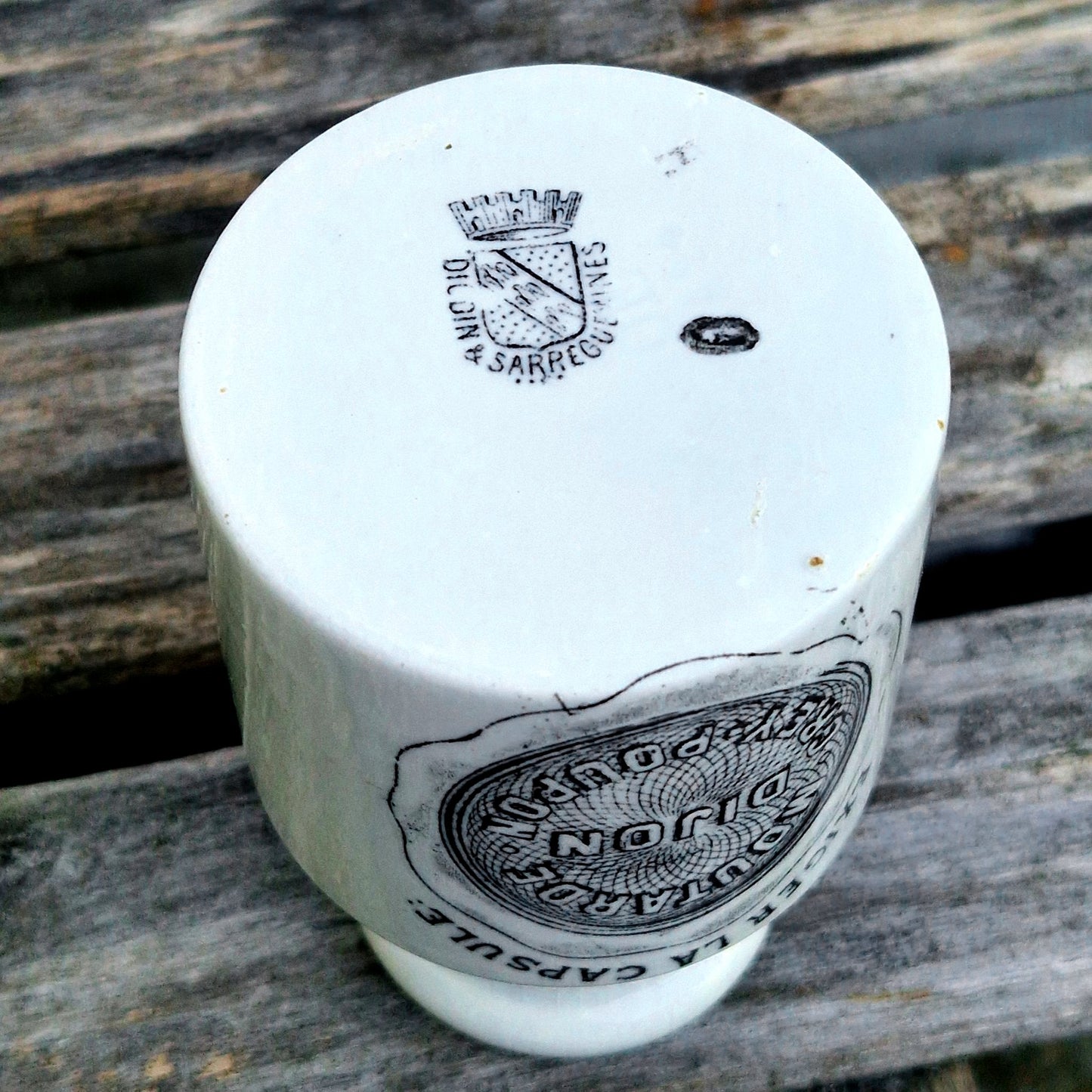 pot sceau moutarde ancienne