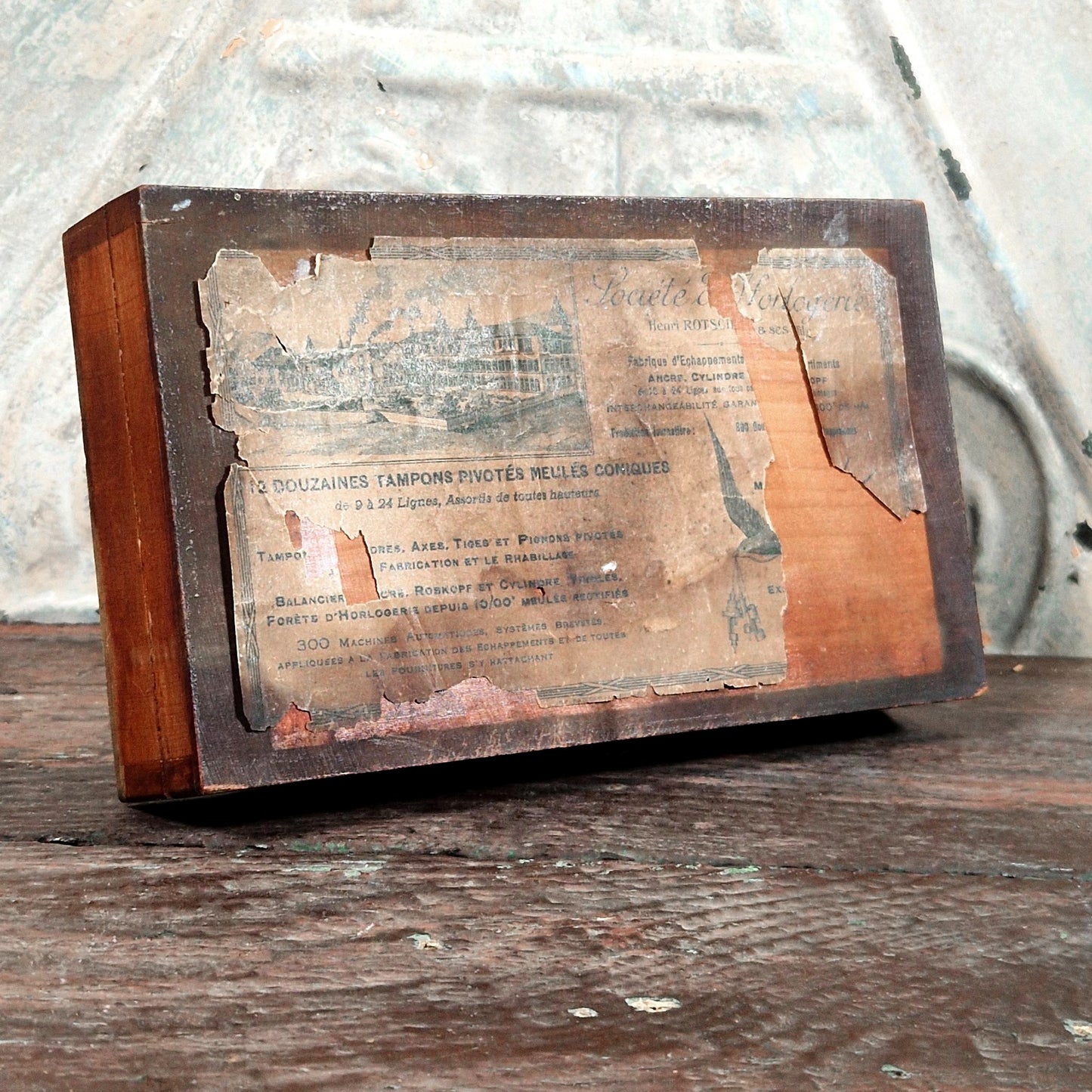 rotschi horlogerie wood case tubes