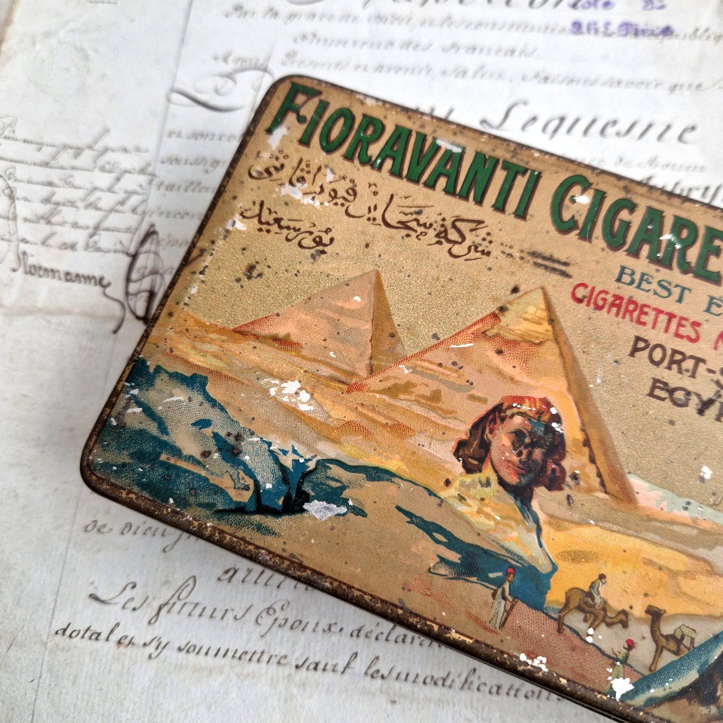 vintage cigarettes box egypt