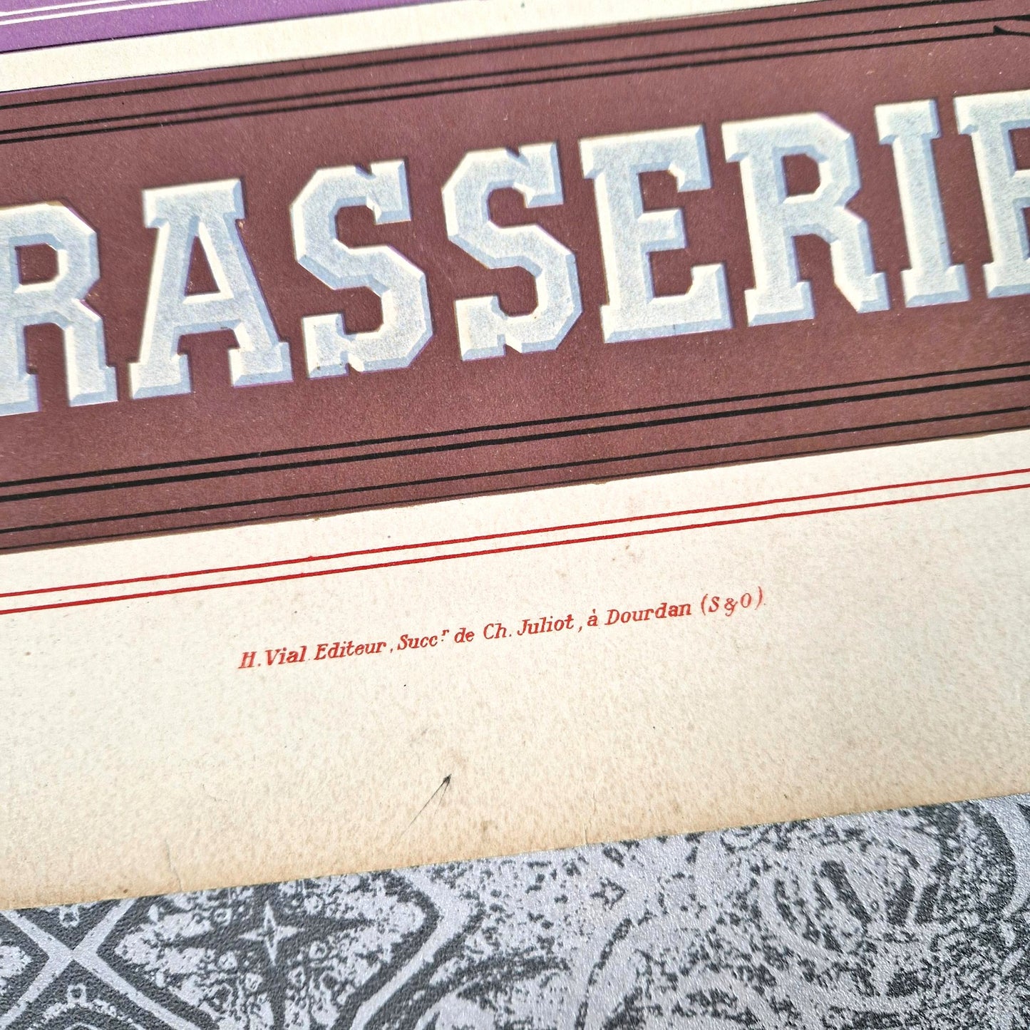 vintage commercial lettering