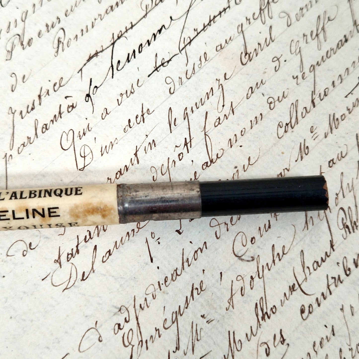 vintage double ended pencil