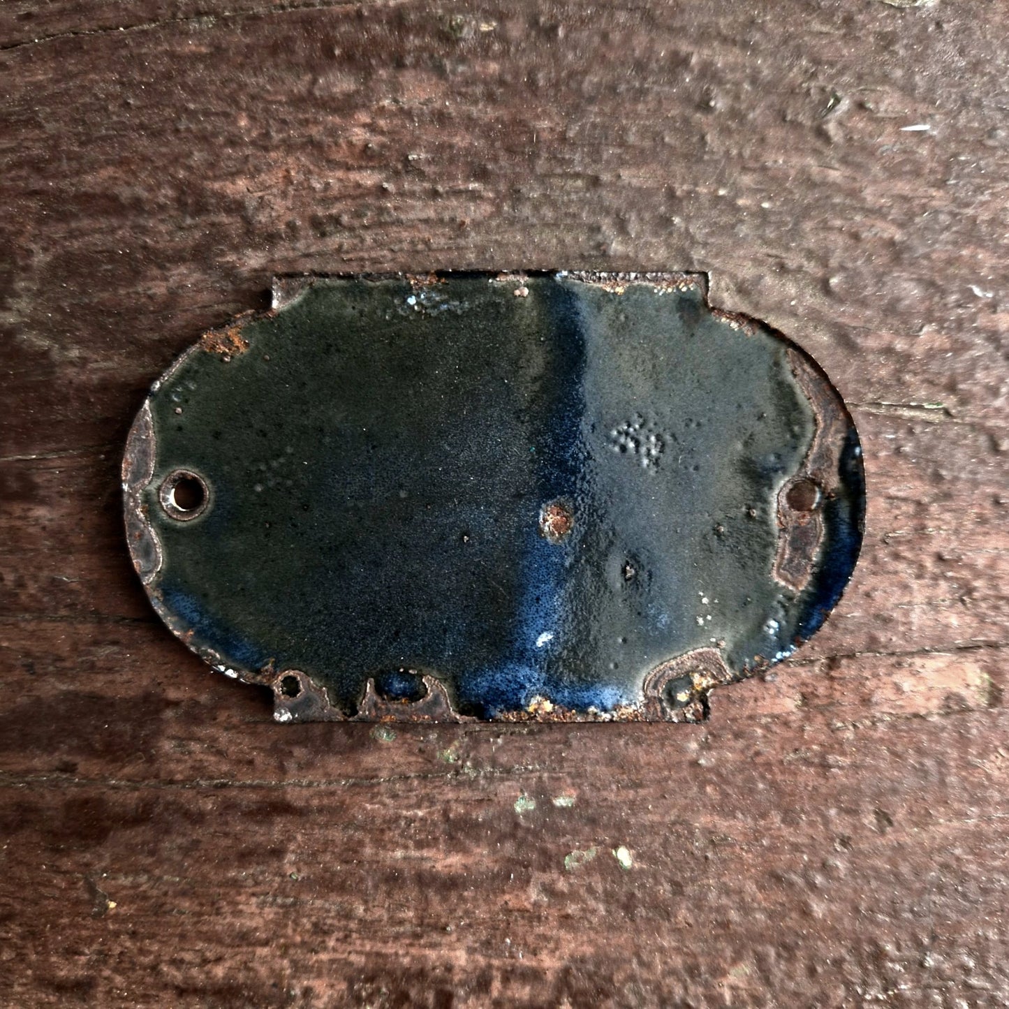 vintage enamel sign day bell