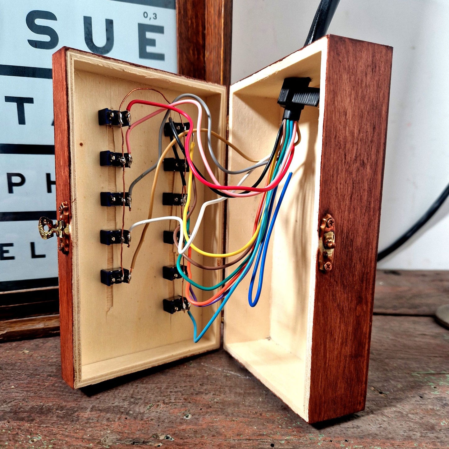 vintage optometry chart front
