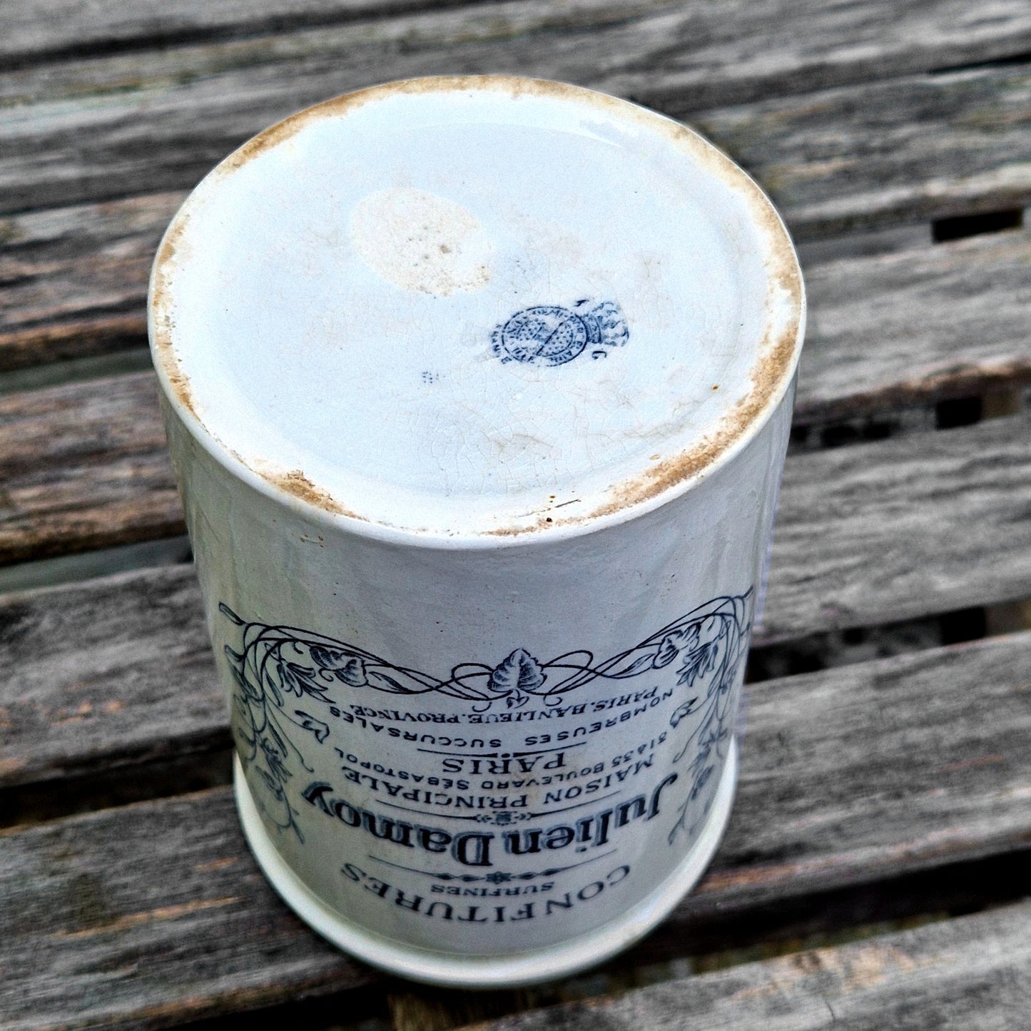 vintage paris jam jar damoy