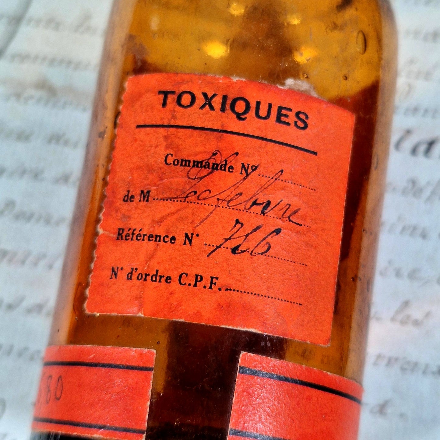 vintage pharmacy poison label