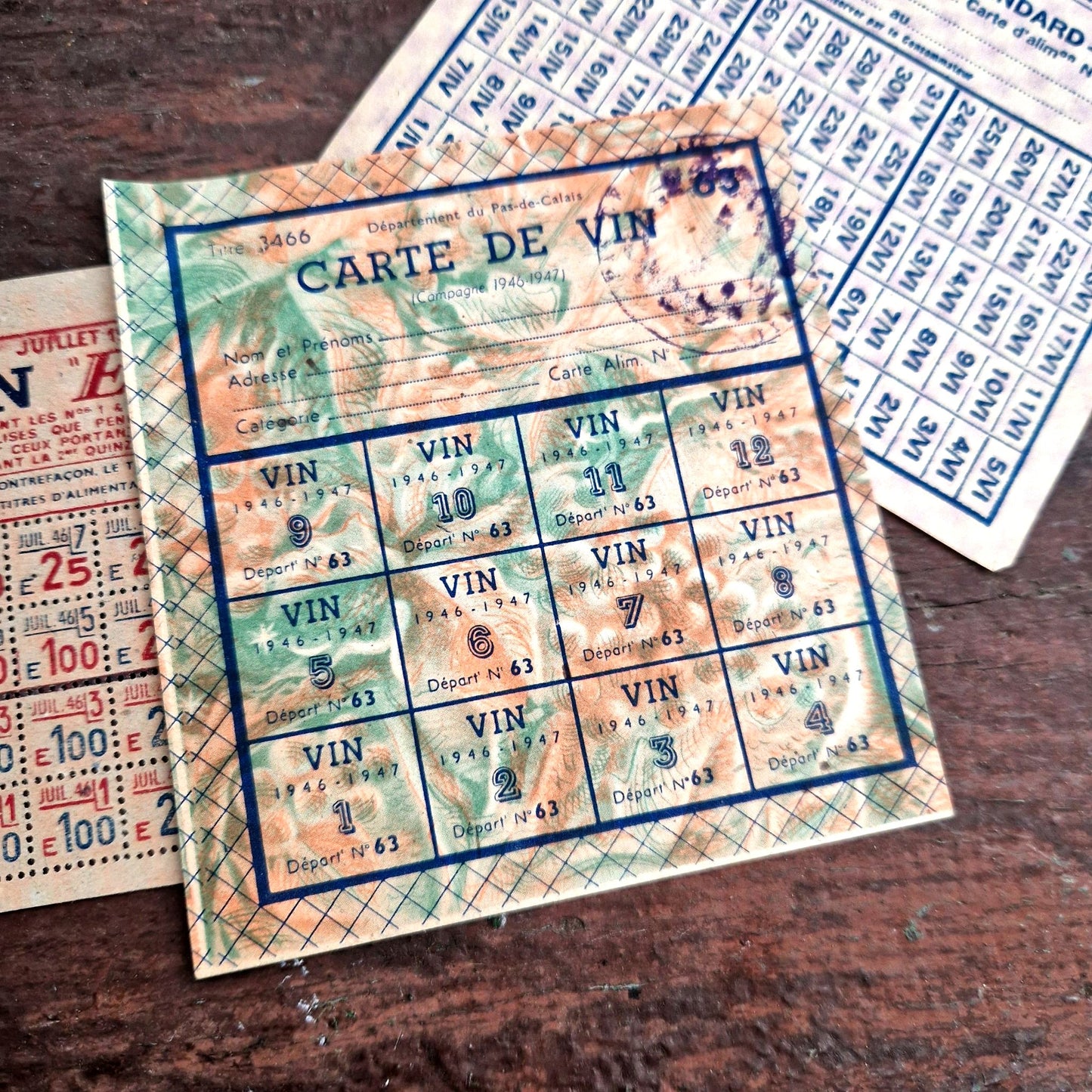 ww2 food rationing ephemera