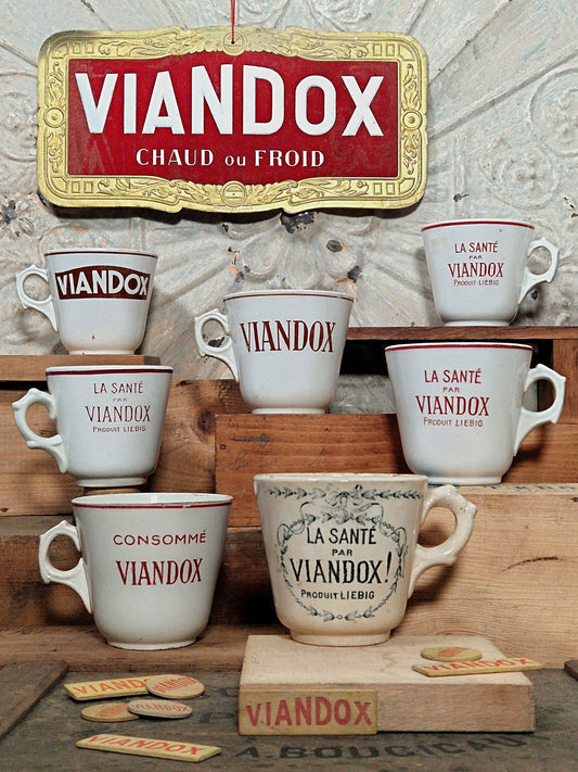 VIANDOX : Tasses publicitaires en céramique 