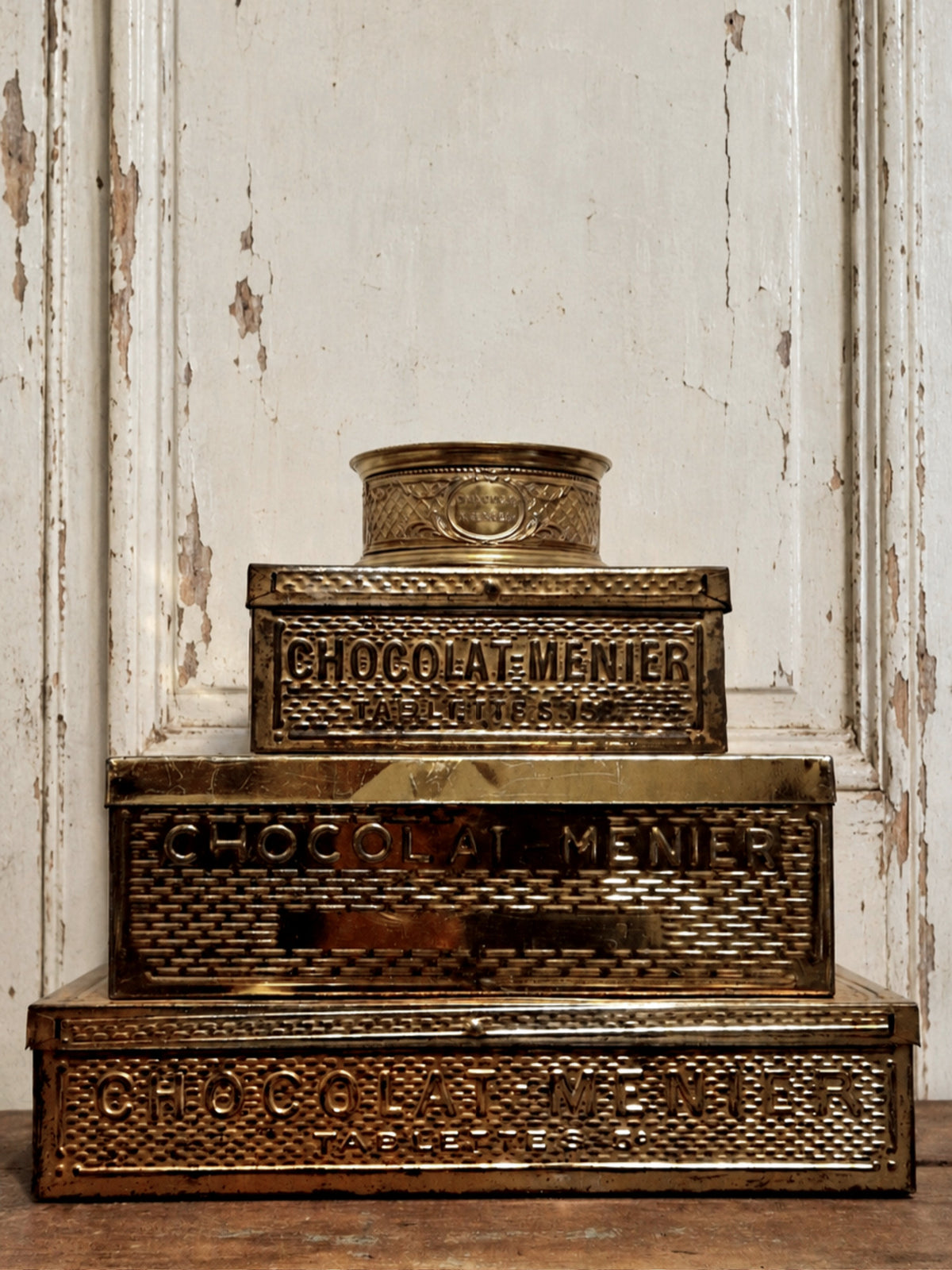 Boîtes anciennes et objets publicitaires Chocolat Menier
