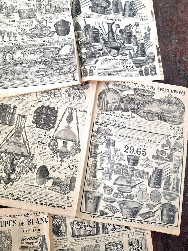 anciens catalogues et documents publicitaires