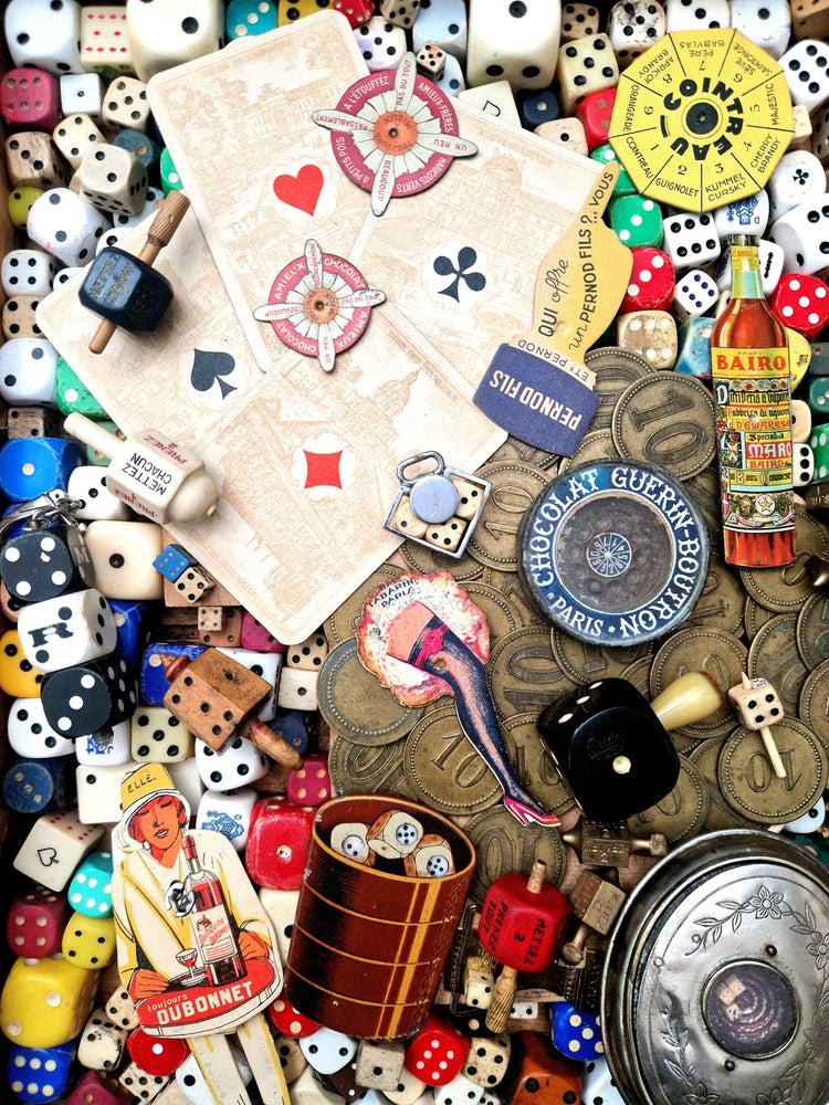 Anciens jeux de comptoir de bistrot