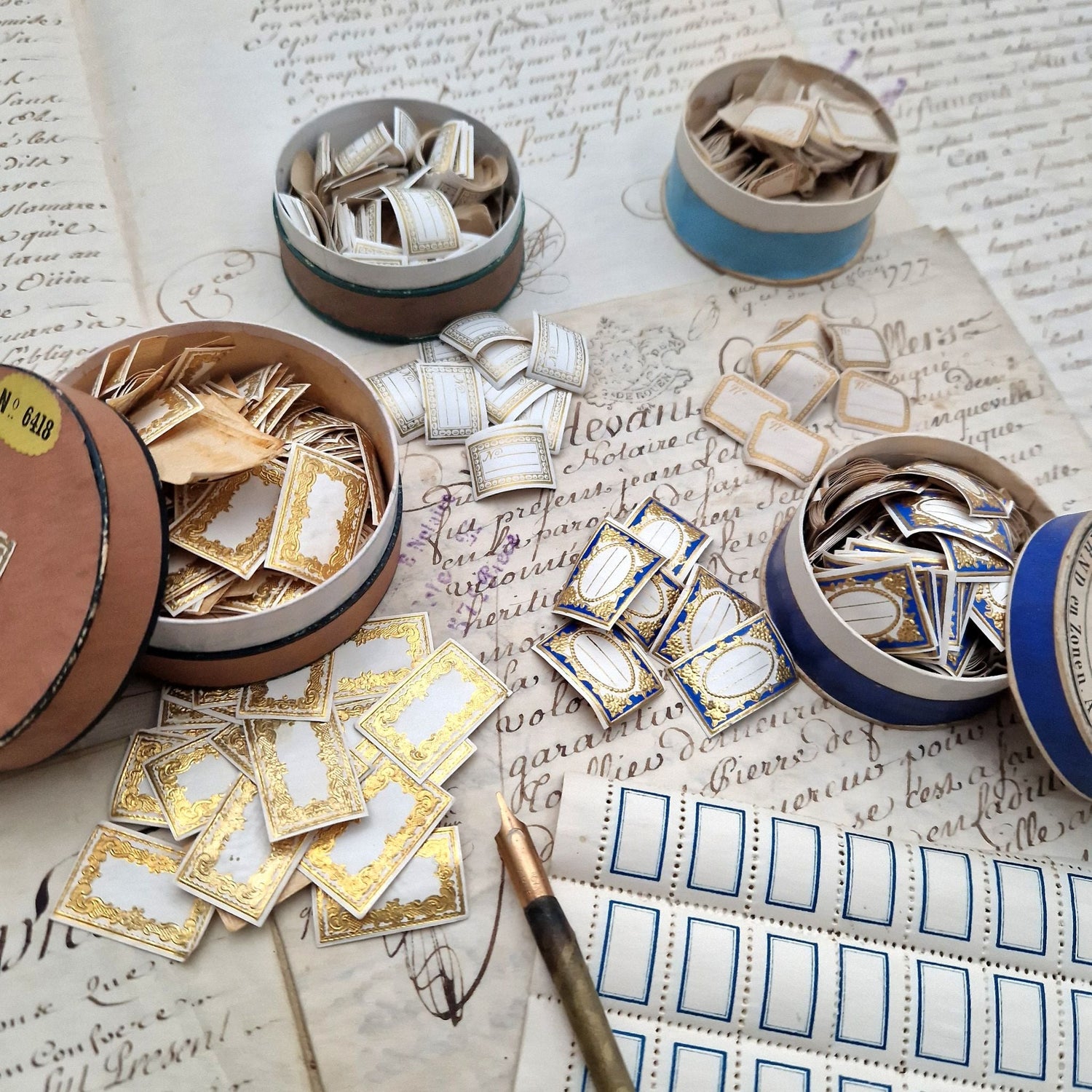 écriture et calligraphie ancienne, manuscrits