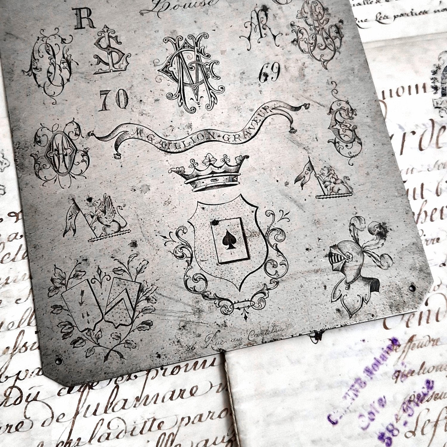 Imprimerie anciennes, gravure et graveur