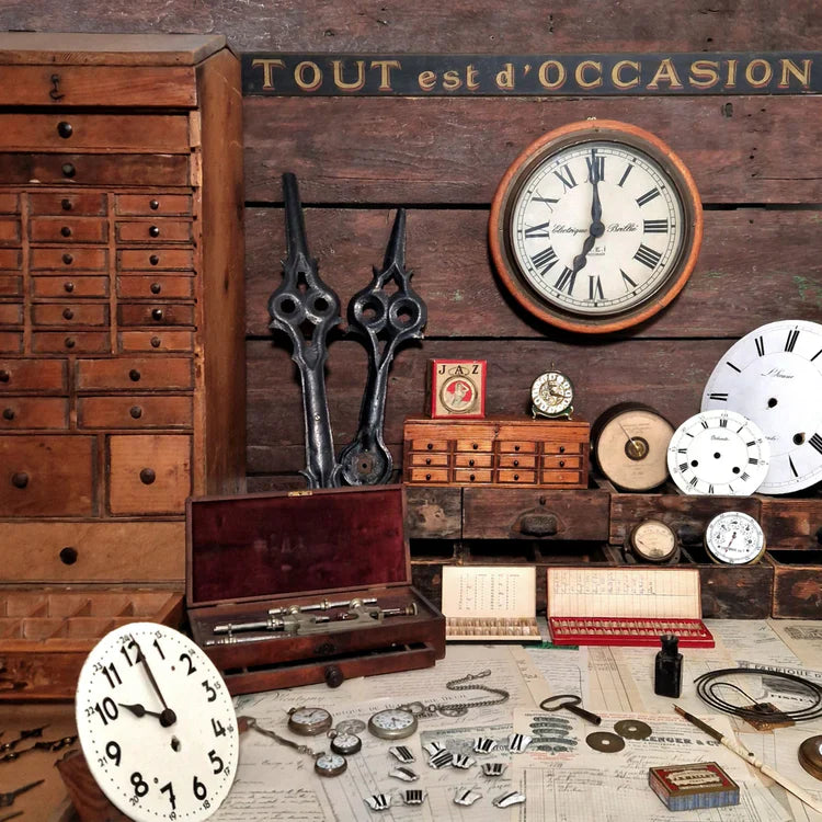 objets et meubles d'horloger, bijoutier et relieur