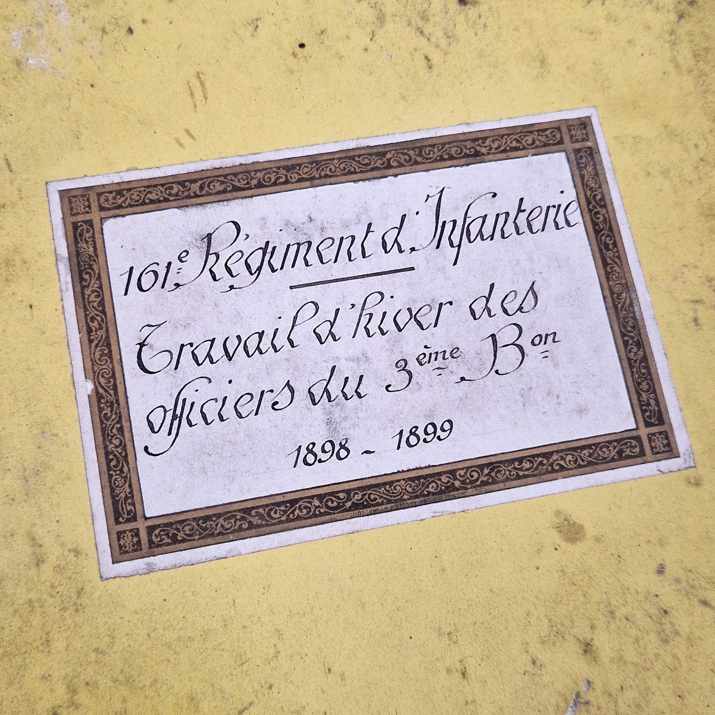 161e regiment infanterie travail officiers