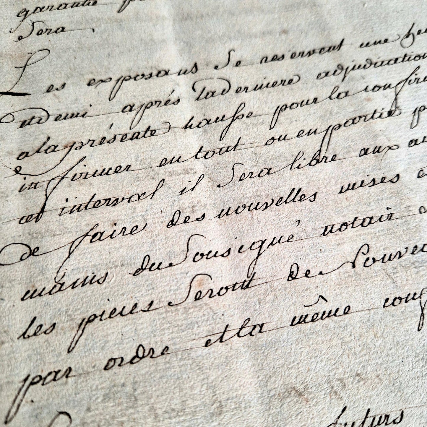 18th century handwritten registers