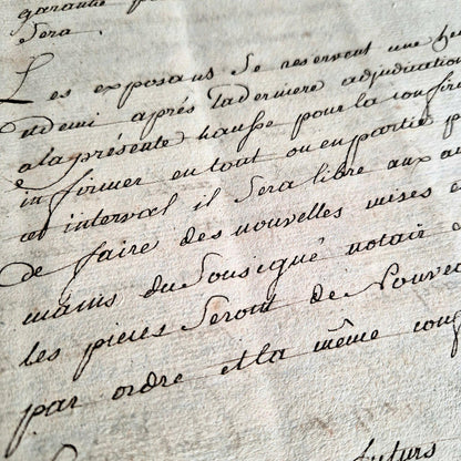 18th century handwritten registers