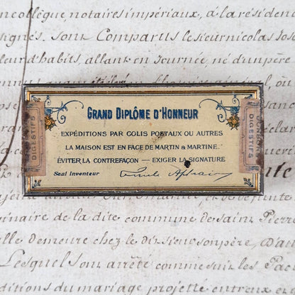 Rare advertising tin “Bêtises de Cambrai – Afchain” 
