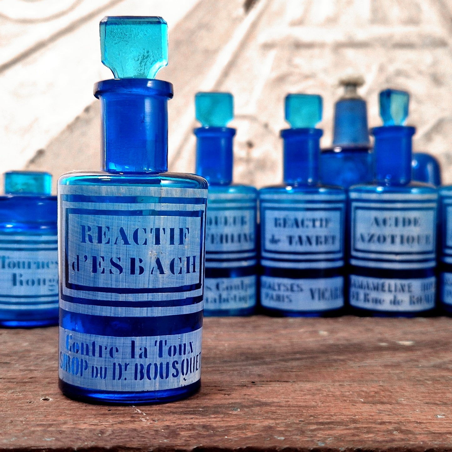 1900s pharmacy display set