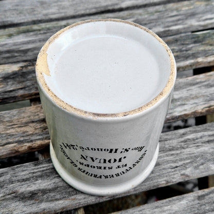 19th century fruit syrup jar france