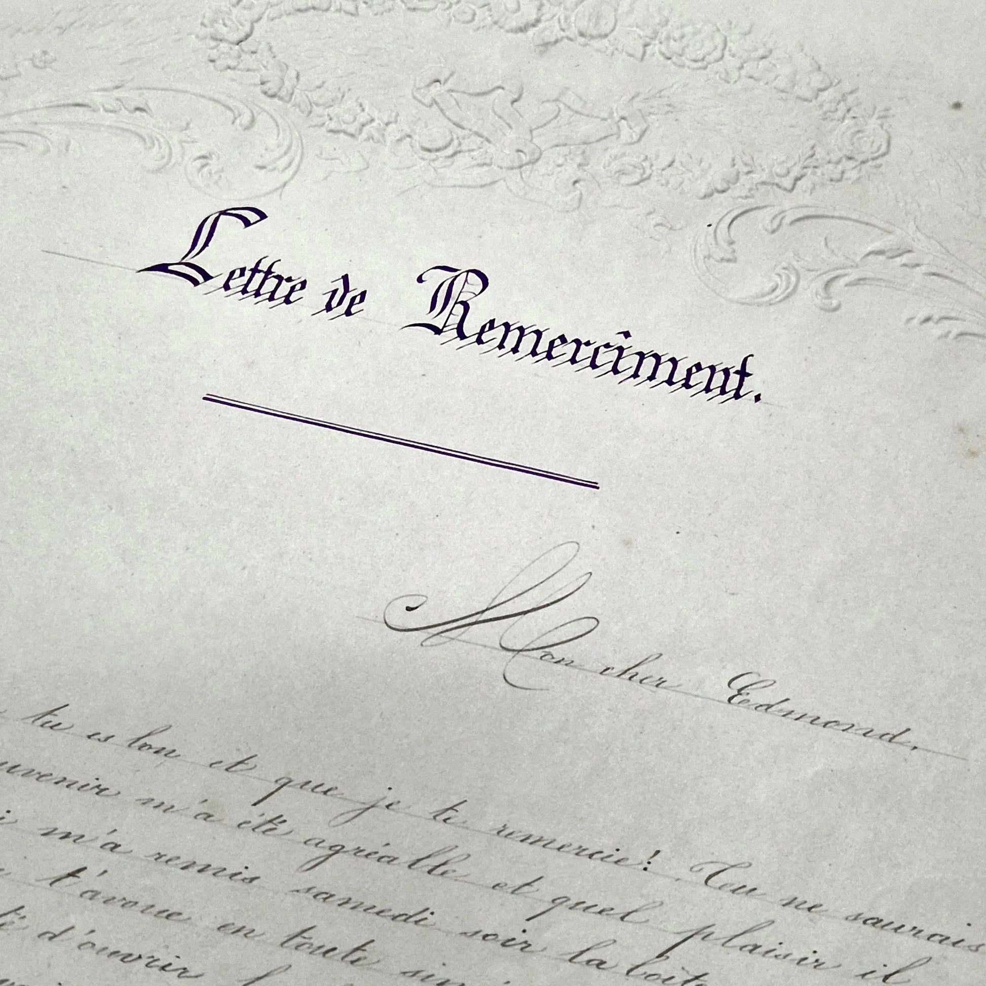 19th century girl handwriting