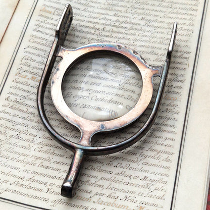 Silvertone jeweler's / watchmaker's loupe