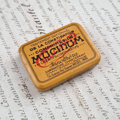 Box of "Mucinum Tablets", Constipation