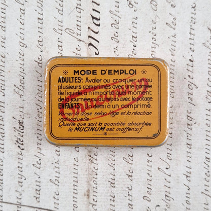 Box of "Mucinum Tablets", Constipation