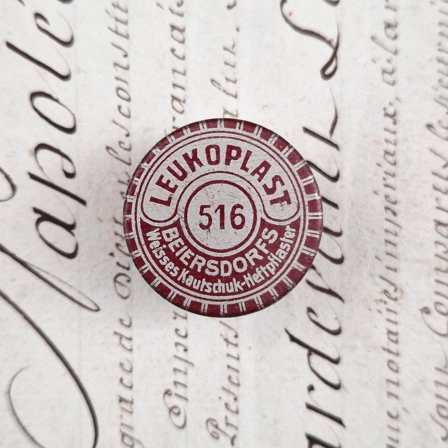 Petite boîte « Leukoplast 516 », Version allemande
