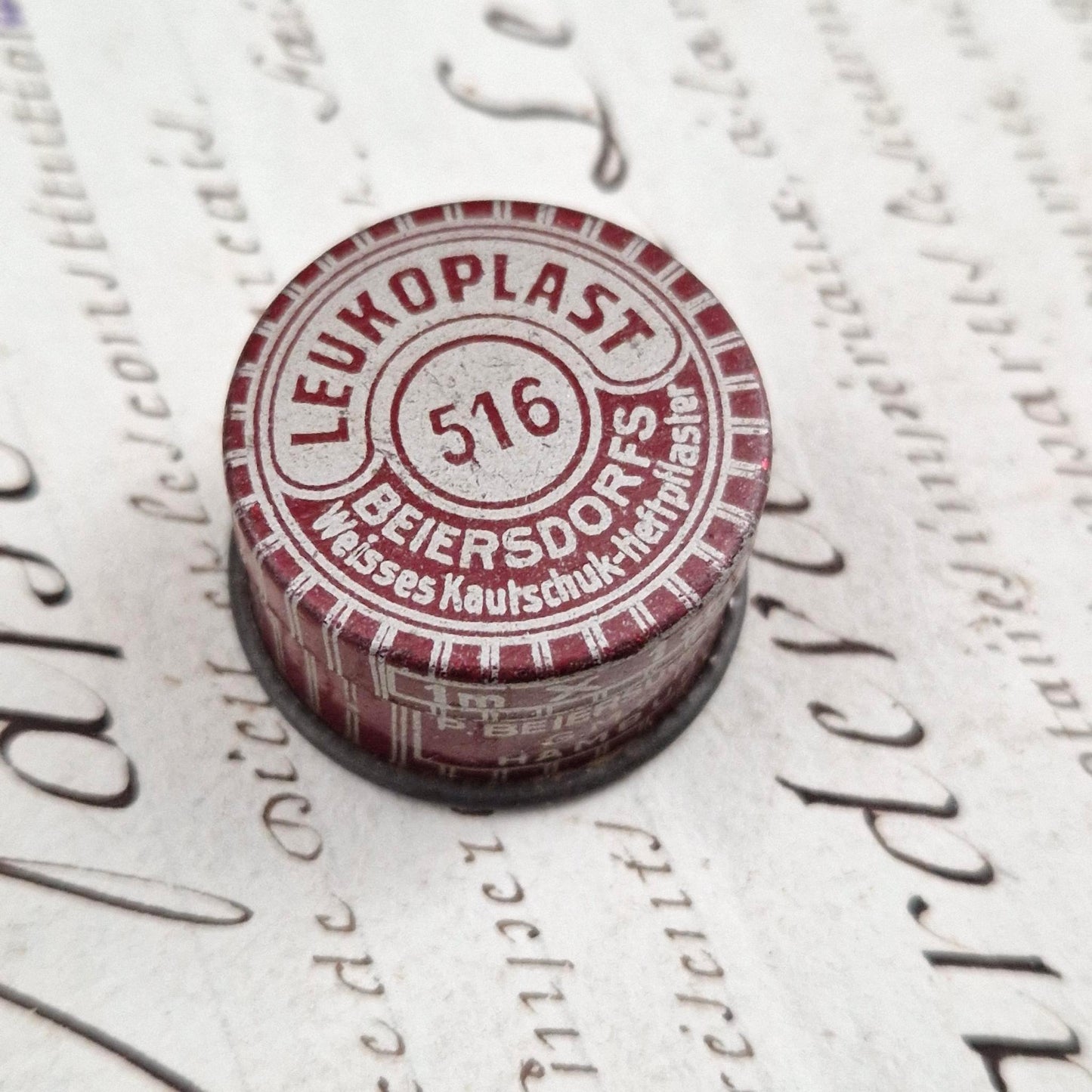 Petite boîte « Leukoplast 516 », Version allemande