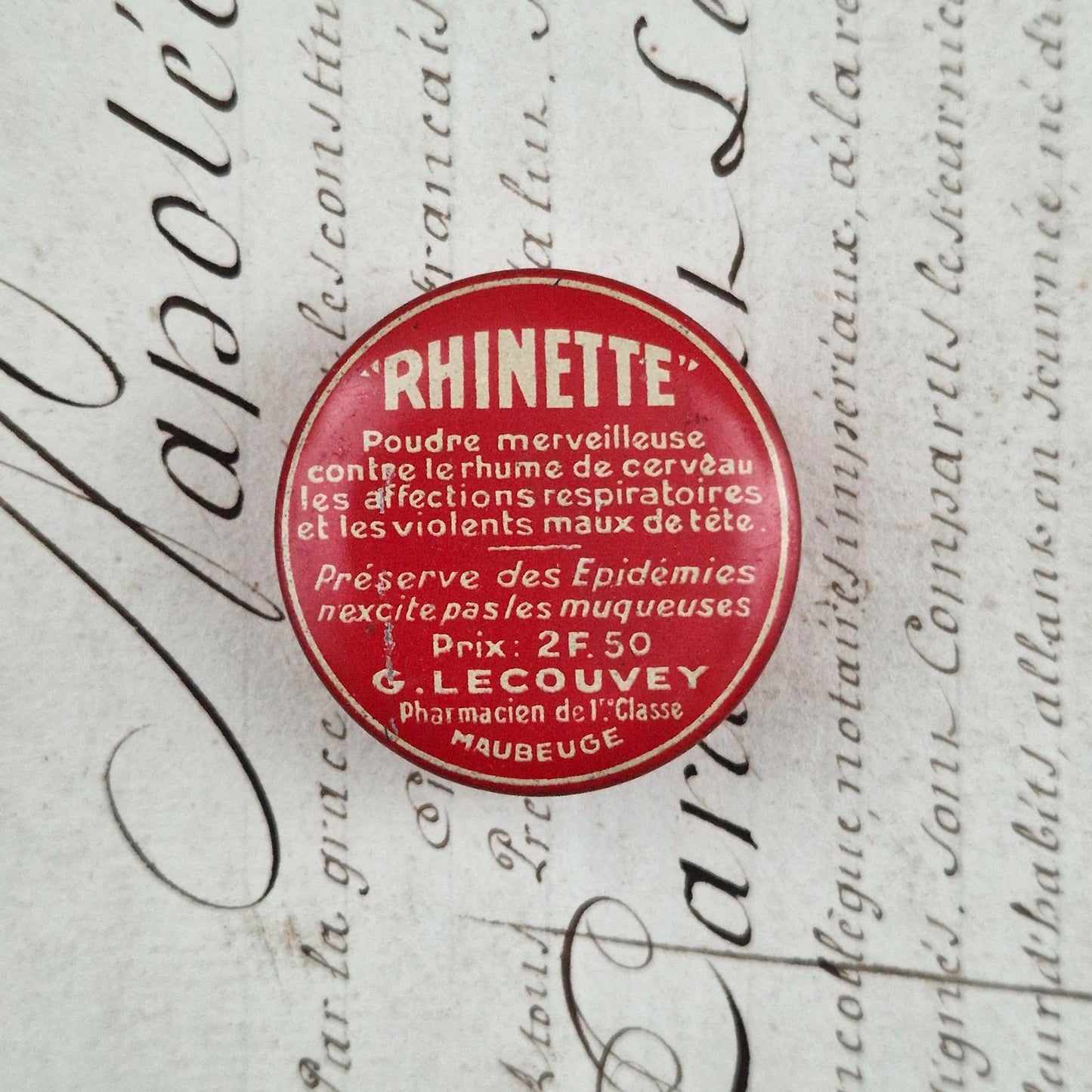 Petite boîte « Rhinette », Vers 1910-1920