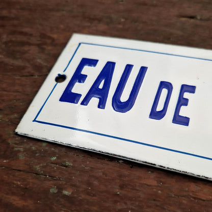 Rectangular enamel sign "Spring Water"